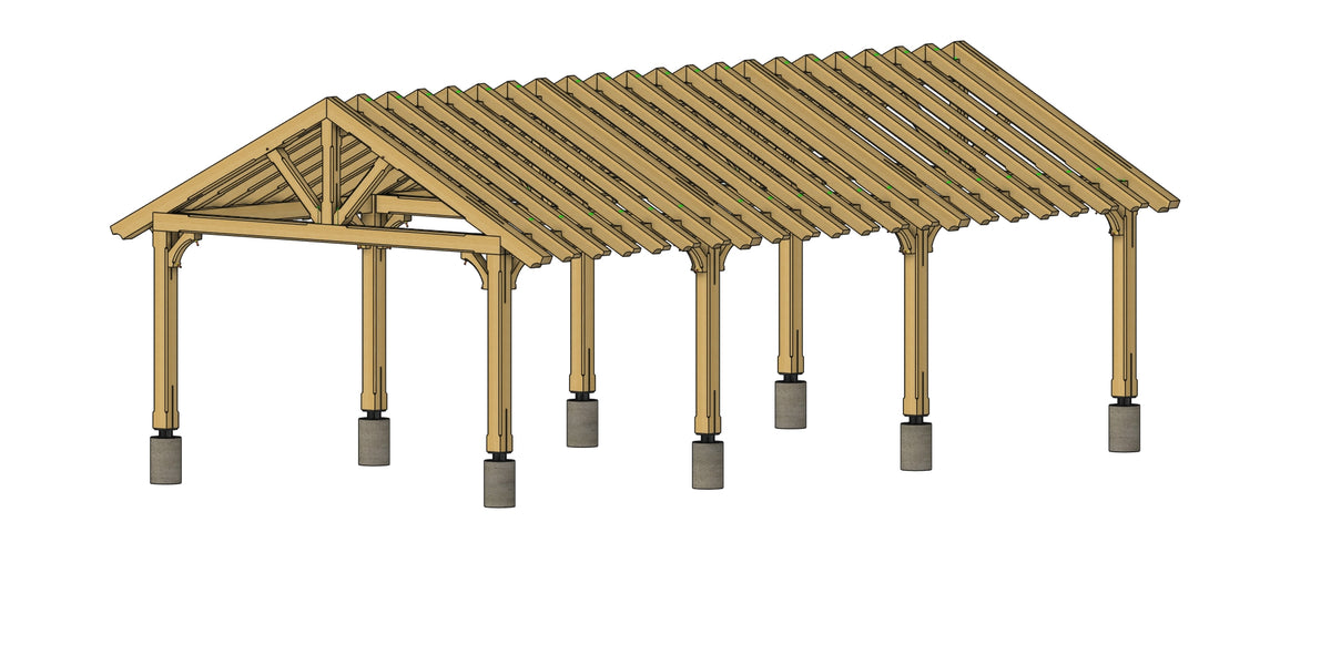 Pavilion plan 20 x 40
