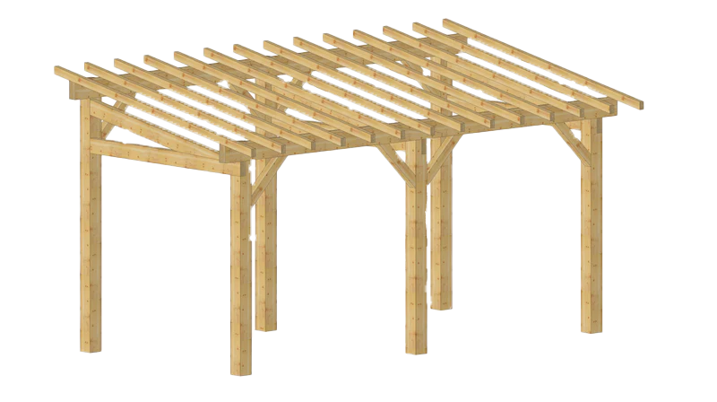 Kit appentis (19'8" / 3x6 m)