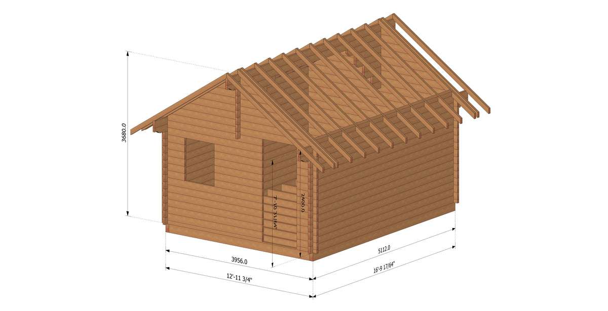 Kit abris de jardin (12'x17' / 4x5 m)