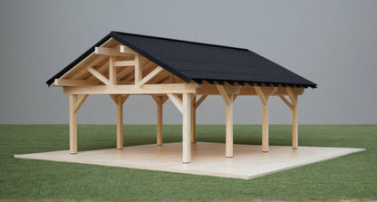 Plan pavillon (20'x28' / 6x8.5 m)