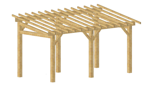 Plan appentis (9'10" x 19'8" /3x6 m)