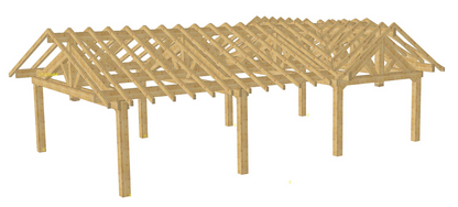Plan carport (32'x37' / 6x10 m)