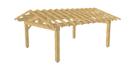 Plan carport (16'x13' / 4x5 m)