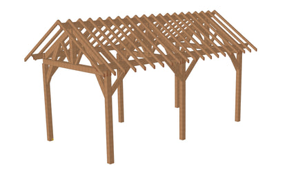 Plan carport (14'x27' / 4.4x8.4 m)