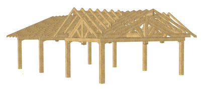 Plan carport (32'x37' / 6x10 m)