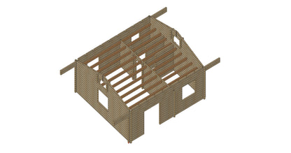 Chalet à étage (18'x20' / 5.6x6.2 m)
