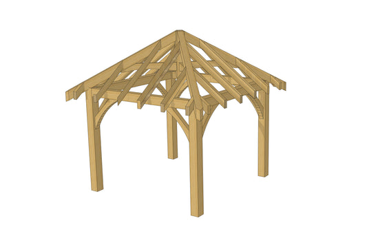 Plan gazebo (10'x10' / 3x3 m)