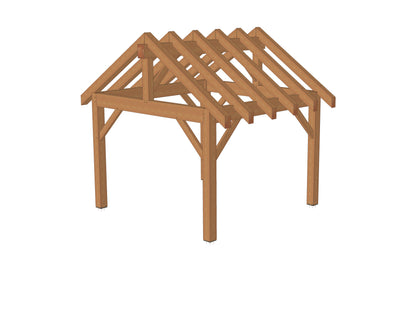 Plan pavillon (12'x12' / 3.7x 3.7 m)