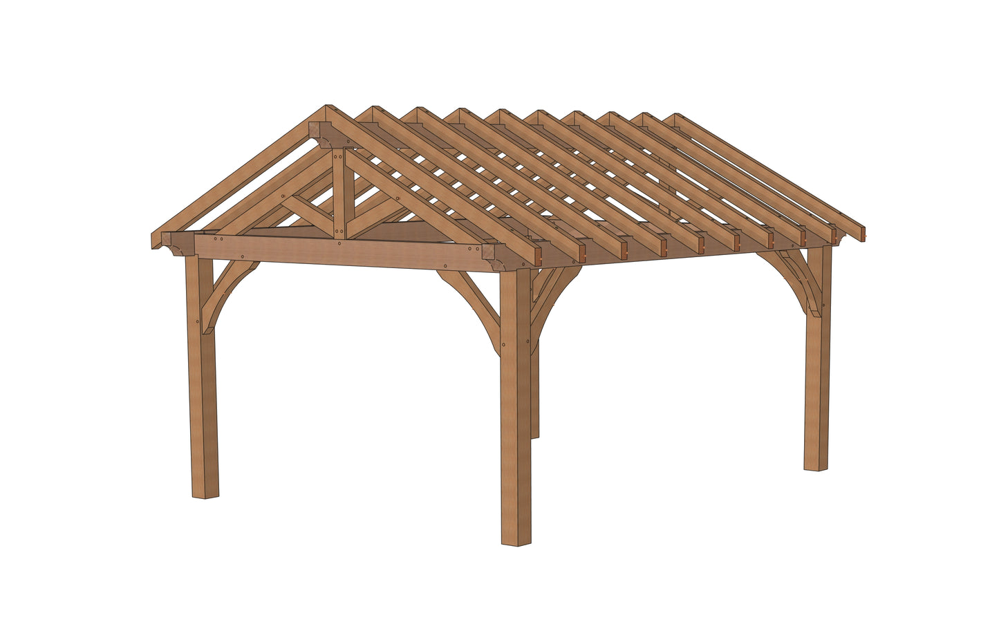Plan pavillon (14'x18' / 4.3x5.5 m)