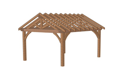 Plan pavillon (14'x18' / 4.3x5.5 m)