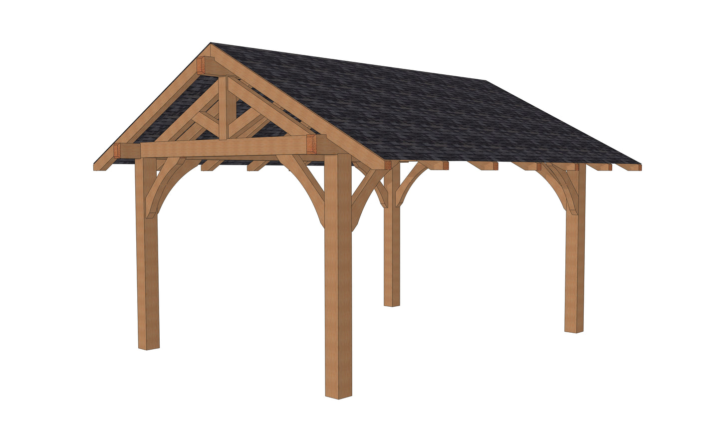Plan pavillon (12'x16' / 3.7x4.9 m)