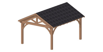 Plan pavillon (14'x18' / 4.3x5.5 m)
