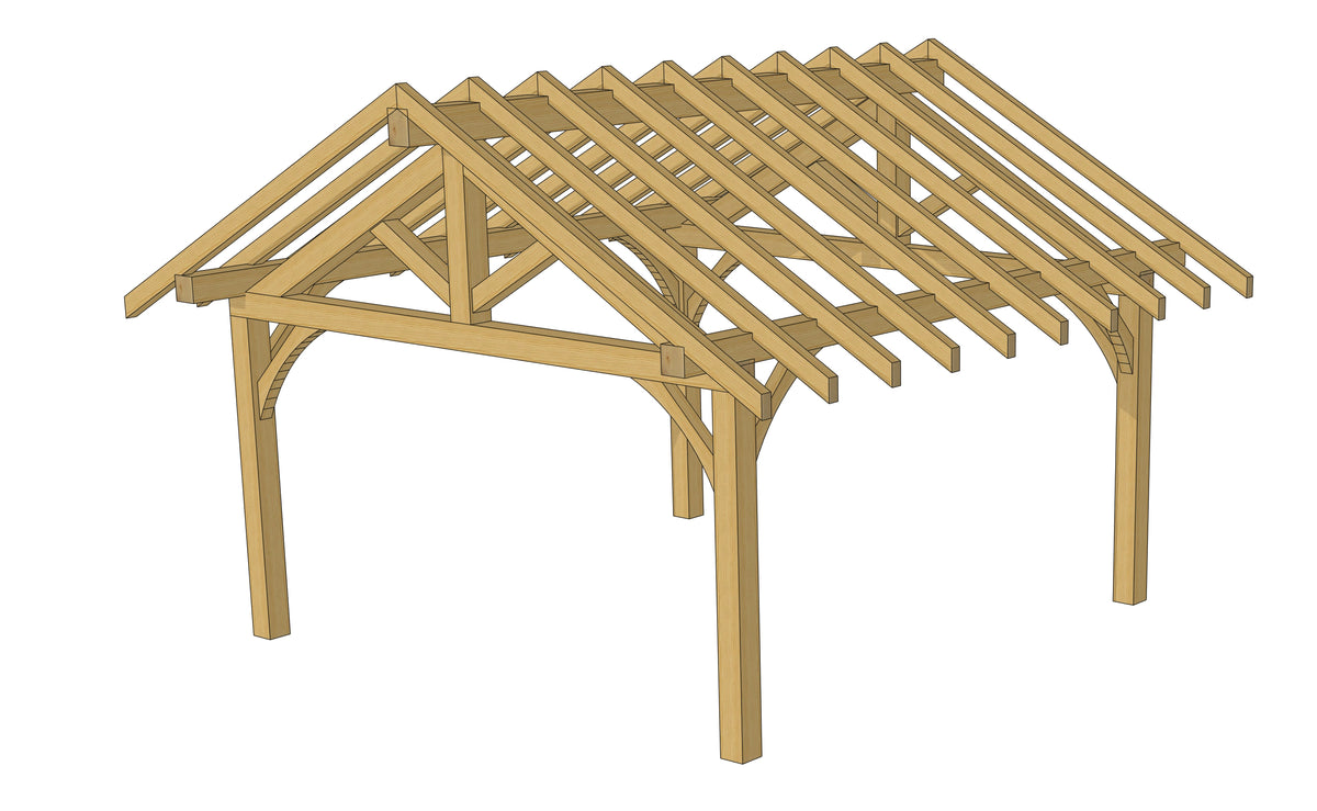 16 x 16 pavilion plan