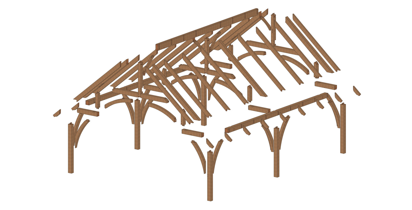 Plan pavillon (22x24 / ... )