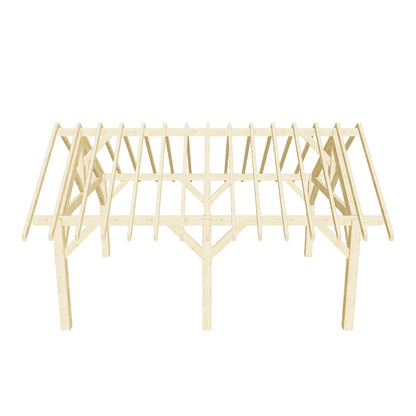 Plan carport (14'x20' / 4.55x6.2 m)