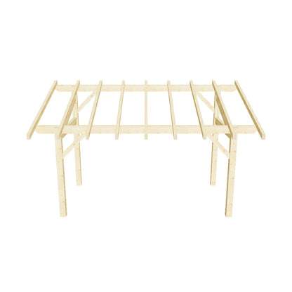 Plan appentis (7'8"x14'5" / 4.4x2.35 m)