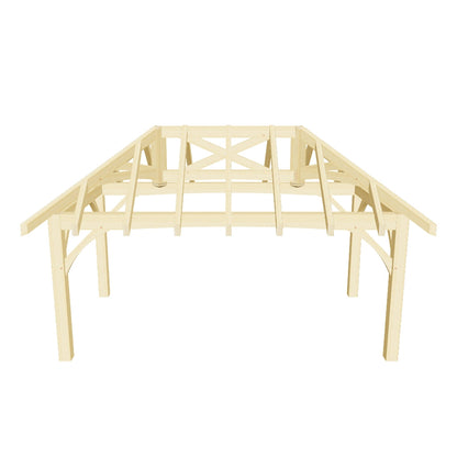 Plan gazebo 4 pentes (10'x18' / 5.5x3 m)