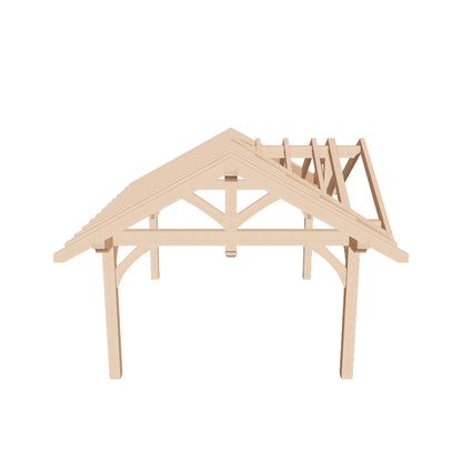 Plans pavillon à 3 pignions (14'x18' / 4.3x5.5 m)