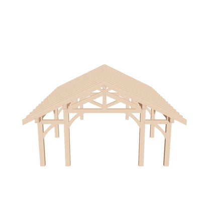 Plan pavillon double (14'x27' / ...)