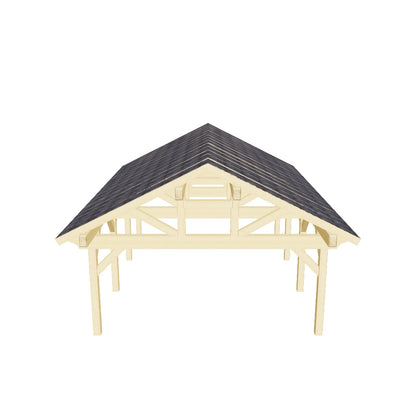 Plan pavillon (20'x28' / 6x8.5 m)